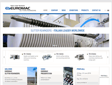 Tablet Screenshot of euromacslitters.com
